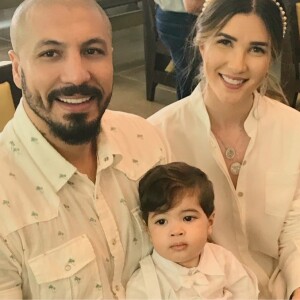Ex-BBB Fernando Medeiros é pai de Lucca, da união com Aline Gotschalg