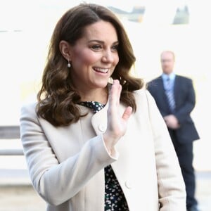 Kate Middleton fez sua última aparição pública antes de dar à luz o terceiro filho nesta quinta-feira, 22 de março de 2018