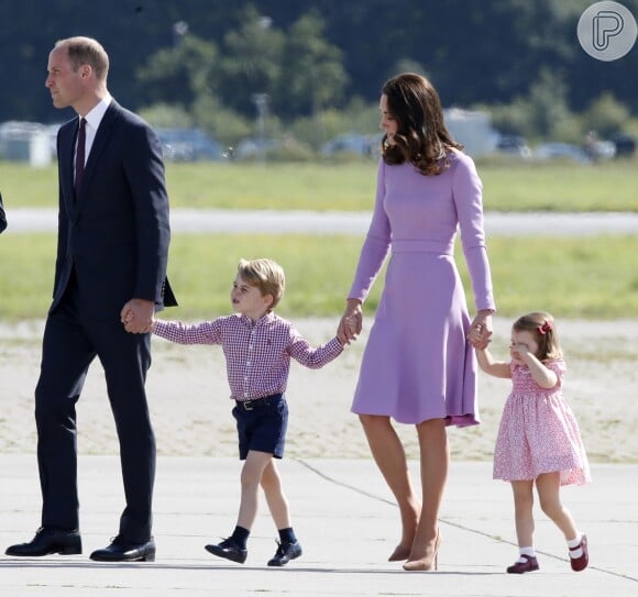 Kate Middleton é casada com William, com quem tem George, de 4 anos e Charlotte, de 2 anos