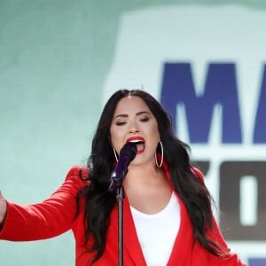 Demi Lovato se apresentou no palco da 'March For Our Lives'