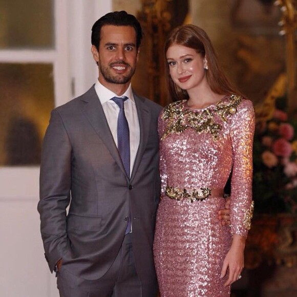 Marina Ruy Barbosa posou com o marido, Xande Negrão, antes de casamento