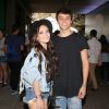 Larissa Manoela e o namorado, Leo Cidade, curtem último dia de shows do Lollapalooza, em São Paulo, em 25 de março de 2018
