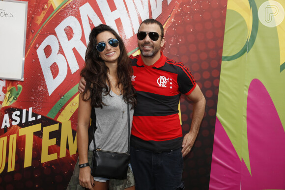 Camila e Marcelo assistiram ao jogo Bélgica x Rússia