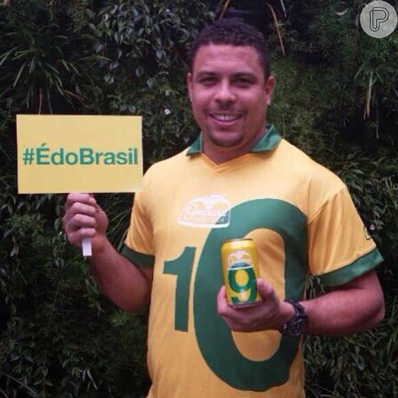 Ronaldo está na torcida pelo Brasil na Copa do Mundo