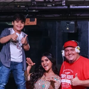 Yudhi, filho de Wesley Safadão, curtiu festa do aniversário da mãe, Mileide Mihaile