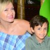 Eliana costuma fazer programas de mãe e filho com o primogênito, Arthur, de 6 anos, fruto do seu relacionamento com João Marcelo Bôscoli