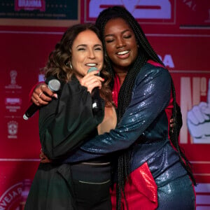 Daniela Mercury e Iza fizeram um pocket show para cantar a música 'Hino Número 1', a convite da Brahma, neste domingo, 06 de maio de 2018