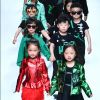 O verde foi a cor forte do desfile da coleção outono/inverno 2019 da marca Sunhaitao