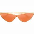 A Le Specs tem um modelo laranja e sporty, à venda na Farfetch por R$1.170