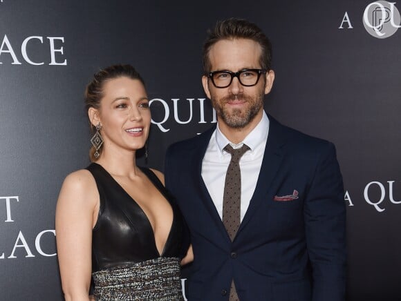 Blake Lively e Ryan Reynolds marcaram presença na première de 'Um Lugar Silencioso'