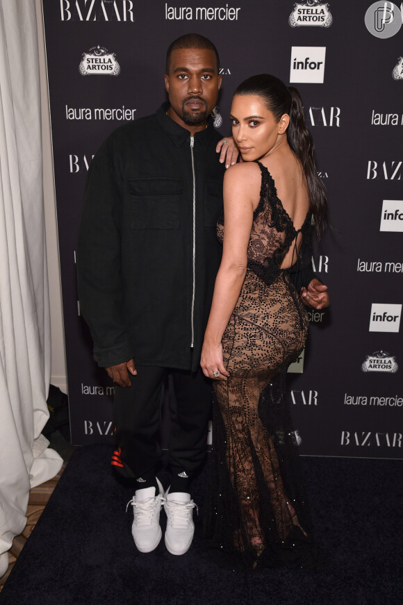 Kim Kardashian e Kanye West são pais de North, Saint e Chicago