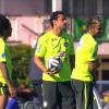 Fred demonstra clima de descontração ao lado de Marcelo e Neymar