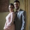 Melissa (Gabriela Mustafá) e Diego (Arthur Aguiar) têm nova cerimônia de casamento, no capítulo que vai ao ar segunda-feira, dia 16 de abril de 2018, na novela 'O Outro Lado do Paraíso'