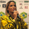 Anitta foi elogiada pelo marido, Thiago Magalhães, por palestra em Harvard nesta sexta-feira, 6 de abril de 2018