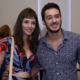 Marcos Veras curtiu o show de Lulu Santos com a namorada, Rosanne Mulholland, no Vivo Rio nesta sexta-feira, 6 de abril de 2018