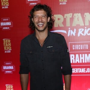 Nando Rodrigues esteve no show de Henrique & Juliano no Km de Vantagens Hall, na Barra da Tijuca, Zona Oeste do Rio 