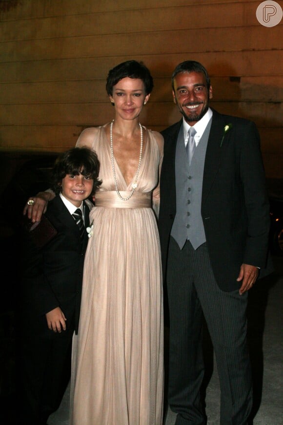 Julia Lemmertz e Alexandre Borges coroaram a relação com um filho, Miguel, que nasceu em 2000