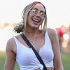 Penteados descolados com coques e tranças marcaram o Coachella Valley Music and Arts Festival, realizado em Indio, na Califórnia, Estados Unidos, neste primeiro fim de semana, 13, 14 e 15 de abril de 2018