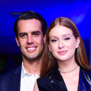 Marina Ruy Barbosa e o marido, o piloto Xandinho Negrão, malham juntos
