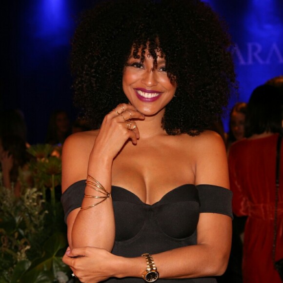 Mariana Rios se une à Sophie Charlotte e Sheron Menezzes no lançamento de coleção de joias da Vivara, na Casa Fares, em São Paulo, na noite desta terça-feira, 17 de abril de 2018