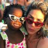 Giovanna Ewbank adora compartilhar cliques com a pequena usando looks cheios de estilo