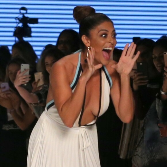 Juliana Paes desfila no Minas Trend e Ludmilla dá show na passarela do Minas Trend, no Centro de Convenções Expominas, em Belo Horizonte, na noite desta quarta-feira, 18 de abril de 2018