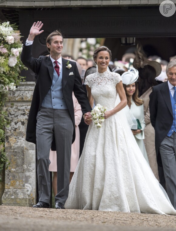Pippa Middleton se casou em Englefield com vestido de R$ 170 mil