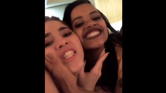 Após 'BBB18', Gleici e Ana Clara se reencontram no Rio: 'Eu e meu xuxu'. Vídeo!