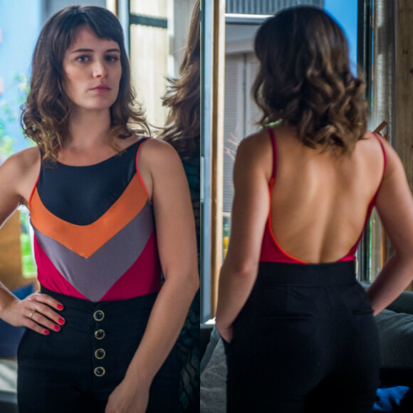 Bianca Bin passou a apostar em bodys com as produções da personagem Clara na novela 'O Outro Lado do Paraíso': 'Isso de personagem contagia mesmo a gente. Estou louca por bodies! '