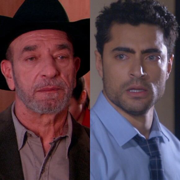 Adolfo (Luiz Guilherme) promete tirar a guarda de Dulce Maria (Lorena Queiroz) de Gustavo (Carlo Porto), na novela 'Carinha de Anjo'