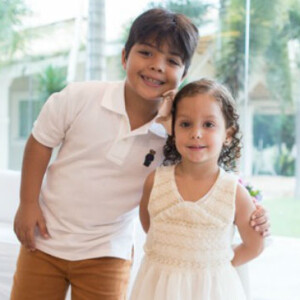 Wesley Safadão é pai de Yudhy, de 7 anos, e Ísis, de 3