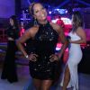 Adriana Bombom na inauguração de boate sertaneja no Rio com famosos, nesta quarta-feira, 25 de abril de 2018