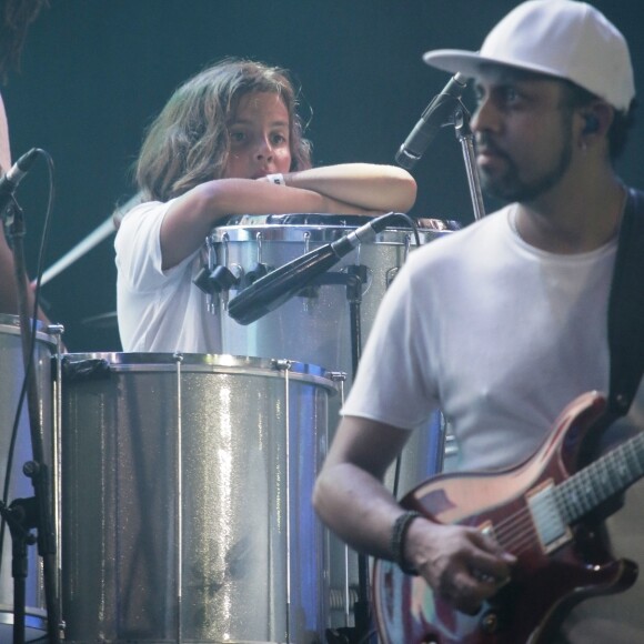 Marcelo adora participar dos shows da mãe, Ivete Sangalo