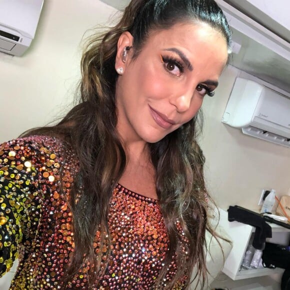 Ivete Sangalo voltou aos trios neste domingo, 29 de abril de 2018, dois meses após o nascimento das gêmeas Helena e Marina