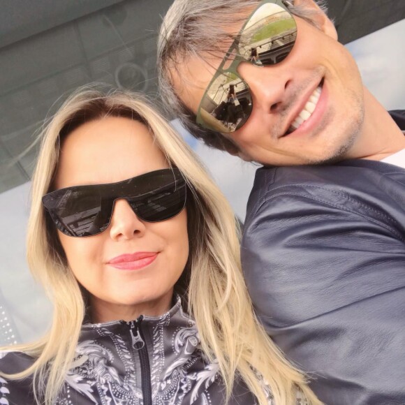 Manuela é a primeira filha de Eliana com o noivo, Adriano Ricco