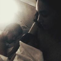 Débora Nascimento mostra 1ª foto com a filha, Bella: 'Meu anjo de luz'