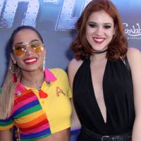 Anitta recebe ex-BBB Ana Clara e Caetano Veloso em show: 'Que honra'. Fotos!