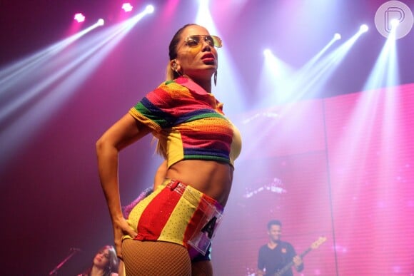 Anitta fez show no festival Funk-U no Rio de Janeiro, nesta segunda-feira, 30 de abril de 2018
