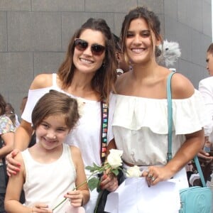 Flávia Alessandra é canceriana e mãe de Olívia, de 7 anos e Giulia, de 18 anos