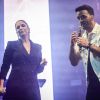 Ivete Sangalo participou do show de Luis Fonsi em São Paulo, convidada pelo cantor porto-riquenho