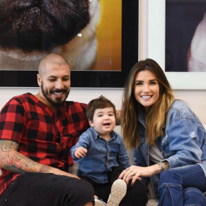 Aline Gotschalg e Fernando Medeiros são pais de Lucca, de 2 anos