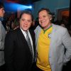 Tony Ramos, protagonista de 'O Rebu' se reúne com José de Abreu em festa de lançamento da novela, no Rio