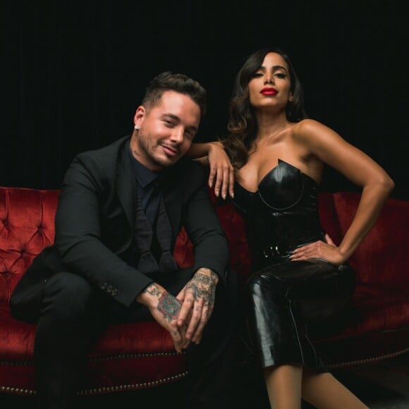 Anitta, parceira de J Balvin em 'Downton', 'Machika' e 'Ginza', agradeceu o apoio dado por ele em sua carreira