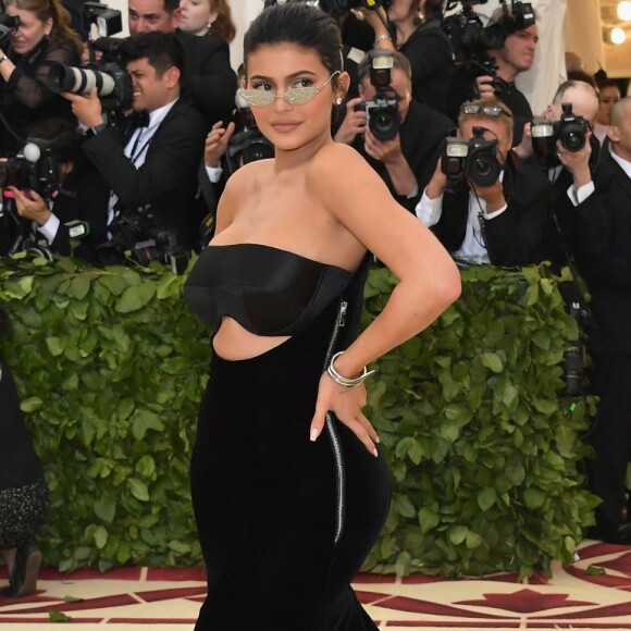 Kendall Jenner vestindo Alexander Wang no Met Gala 2018