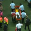 Neymar é levado para hospital em Fortaleza após joelhada nas costas em jogo