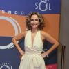 Maria de Médicis posa na festa de lançamento da nova novela "Segundo Sol", que aconteceu dia 8 de maio de 2018