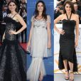 Penélope Cruz apostou em três vestidos de alta-costura da grife Chanel no Festival de Cannes 2018
