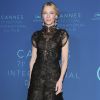 
Cate Blanchett, presidente do júri na 71ª edição do Festival de Cannes em 2018, com um vestido de renda Armani Privé
