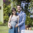 Laura e Rafael terminaram a novela juntos e à espera do primeiro bebê