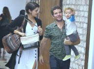 Quanta fofura! Sophie Charlotte e Daniel de Oliveira passeiam com o filho, Otto